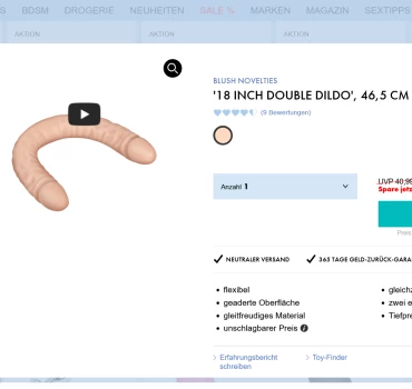 18 inch Double Dildo, 46,5cm, Artikelbild