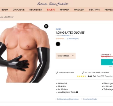 Rimba Long Latex Gloves – Test & Erfahrung mit den langen Gummihandschuhen, Artikelbild