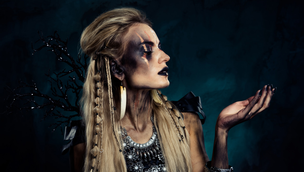 Cosplay nordische Zauberin Kriegerin WinkingerSchildmaid