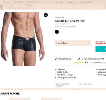 Manstore ‚Circus Bungee Pants‘ Review, Artikelbild