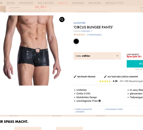 Manstore ‚Circus Bungee Pants‘ Review, Artikelbild
