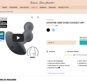 Satisfyer Deep Diver Connect App Review, Artikelbild