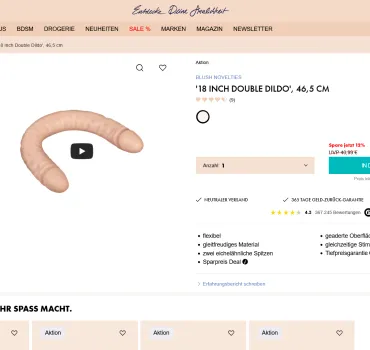 Der 18-inch Double Dildo im Test: Eine Strapon-Alternative für Paare?, Artikelbild