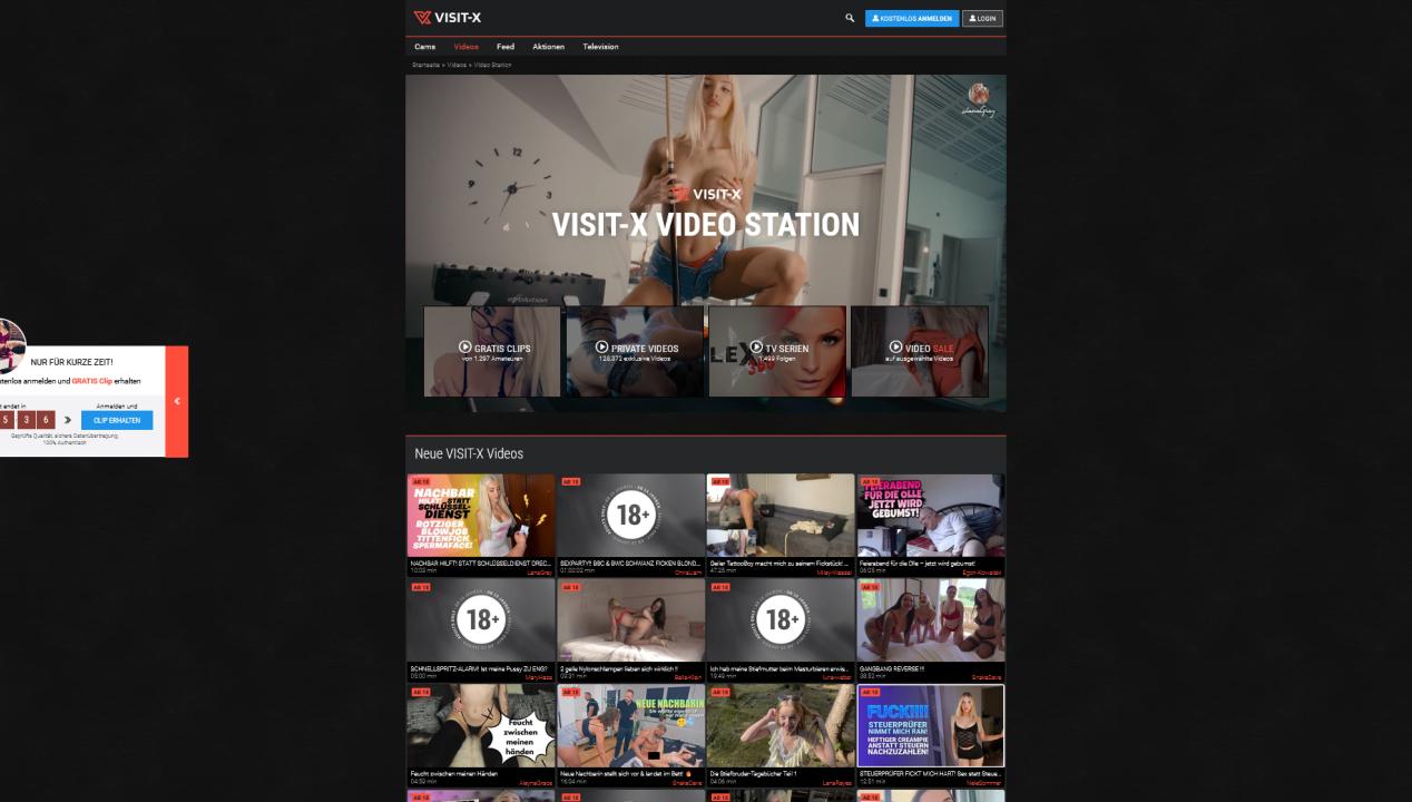 VISIT-X.net Videostation – Screenshot