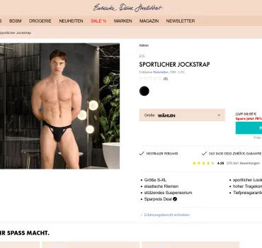 Der EIS Jockstrap im Test: Sportlicher Halt trifft auf sexy Design, Artikelbild
